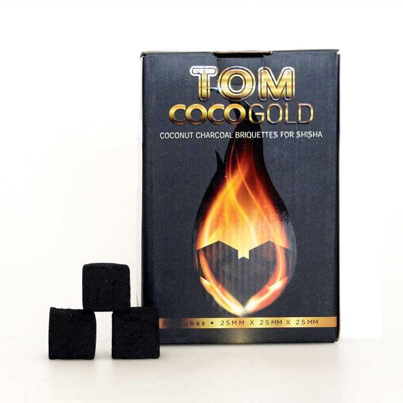 TOM COCO | Oro | 1kg | 25mm | Carbone per shisha