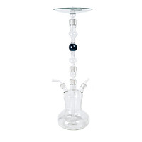 Hookah Embery MiniMONO-Flip-black + glass base Embery