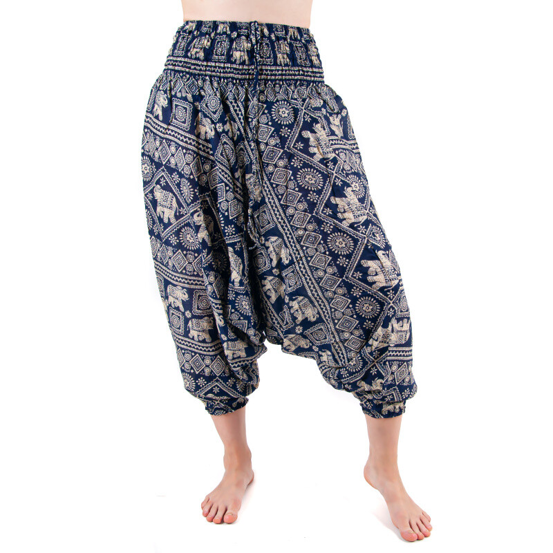 TURKISH PANTS IN COTTON, WITH POCKETS.br /PLAIN COLOR, FRE